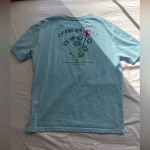 Oversized “brave daisy” shirt